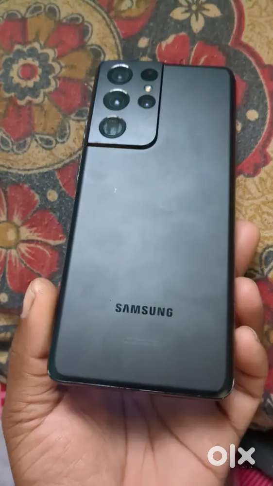 Samsung s21 ultra good condition new phone data cable box mobile