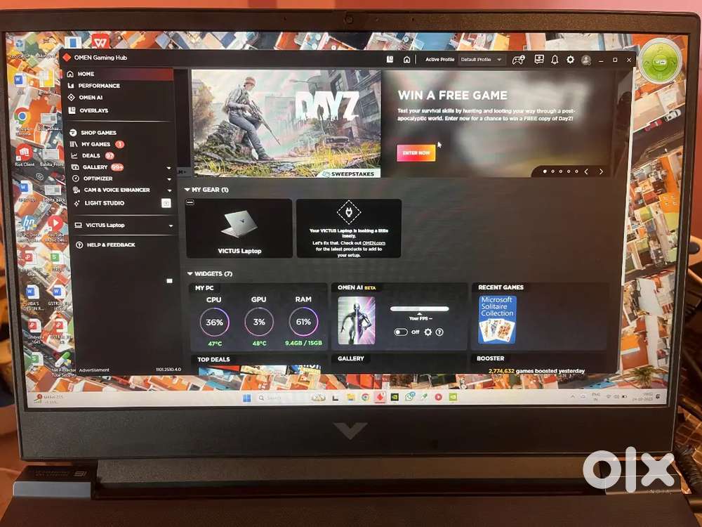 Hp Victus AI Powered AMD Ryzen 7 Octa Core  7840HS
