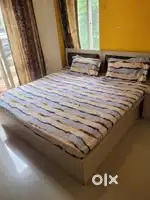 Bed with storage, Dressing table and wardrobe