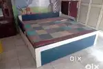 Bed size 6x6 with foldable option and storege option available