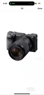 Sony a-6400 with 18-135mm