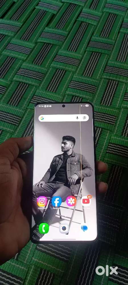 Samsung galaxy s21 ultra, display one line, all good