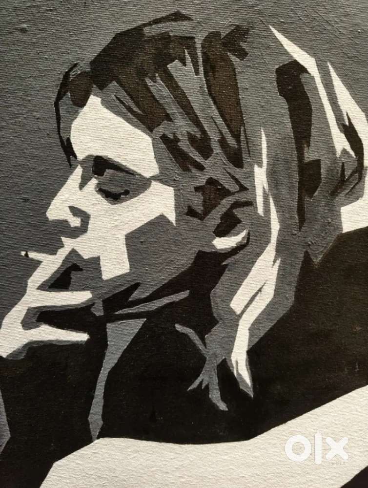 Black & White Pop Portrait Wall Art (10x12)