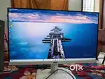 Computer  with keyboard monitor and cpu