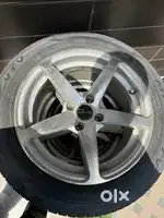 15 inch 4 holes alloys and tyres are 85 % in mint condition
