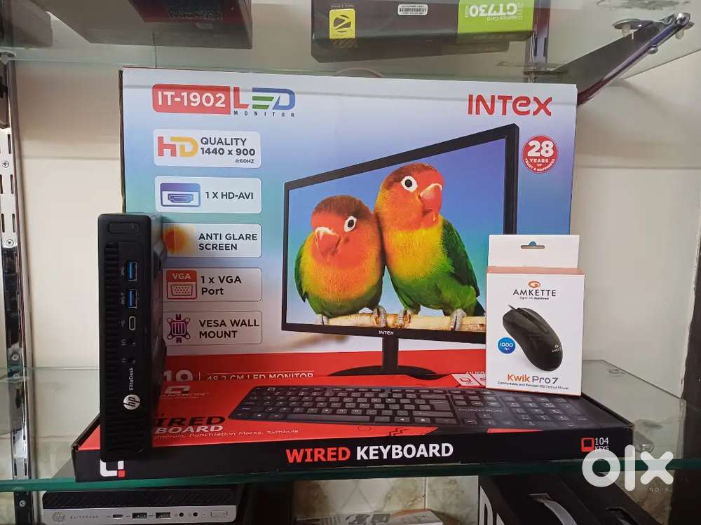 HP 7th Gen Mini Desktop  19 New Led With 1 Year Warranty