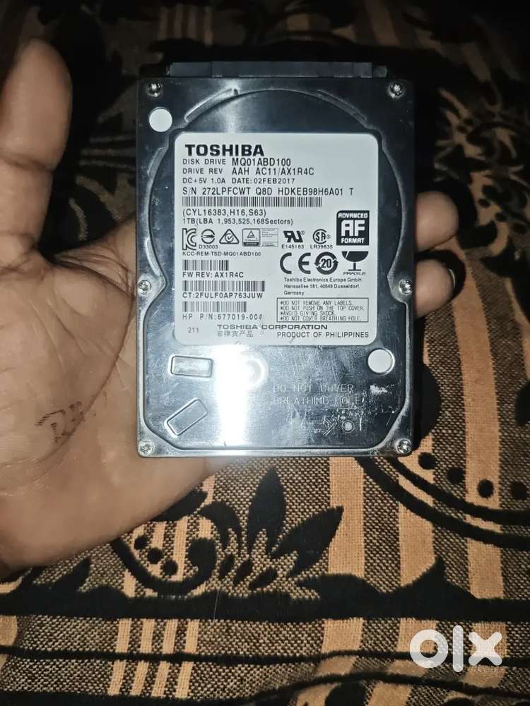 Toshiba hard disk 1tb