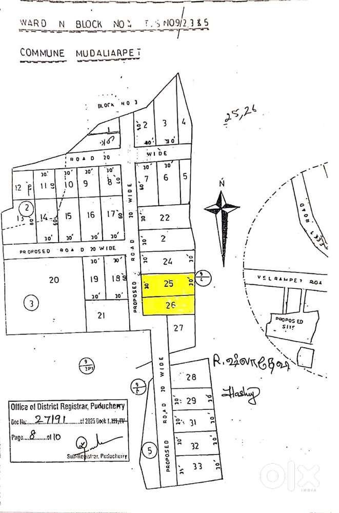 Plot sales in Maraimalai Nagar velrampet