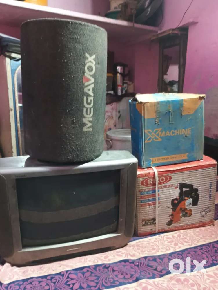 Bag closer.Welding machine.bass tube with amplifier. 21colour tv