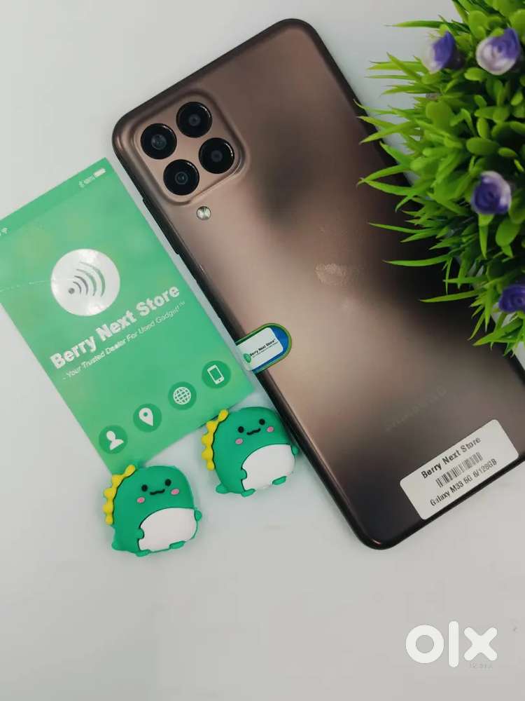 SAMSUNG GALAXY M33 5G 6/128GB STORAGE - CLEANED CONDITION MOBILE.