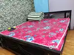 Wrought Iron new bed with mattress & pillows