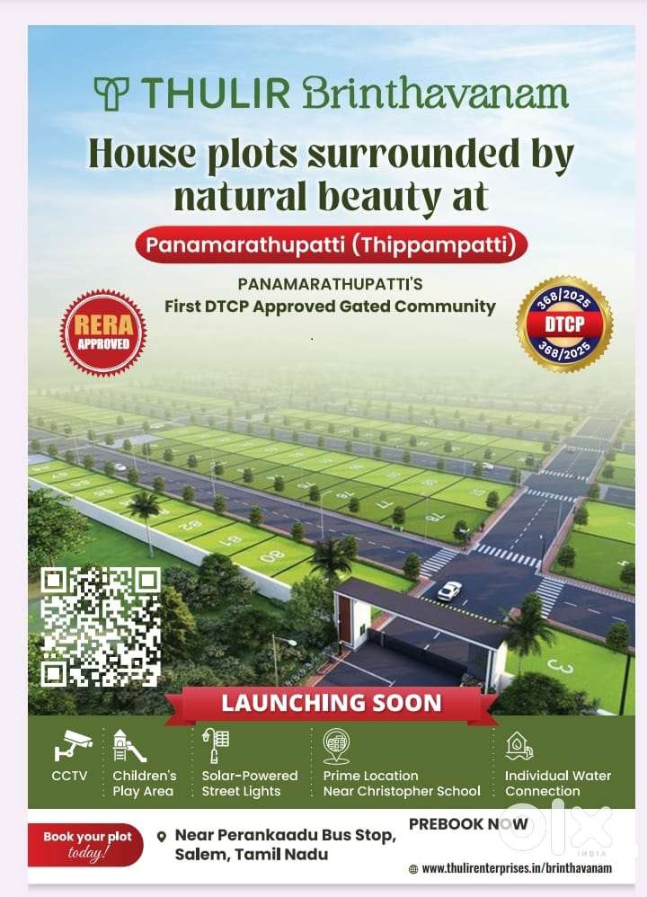 DTCP APPROVED PLOTS,CAMERA FACILITY,WATER FACILITY