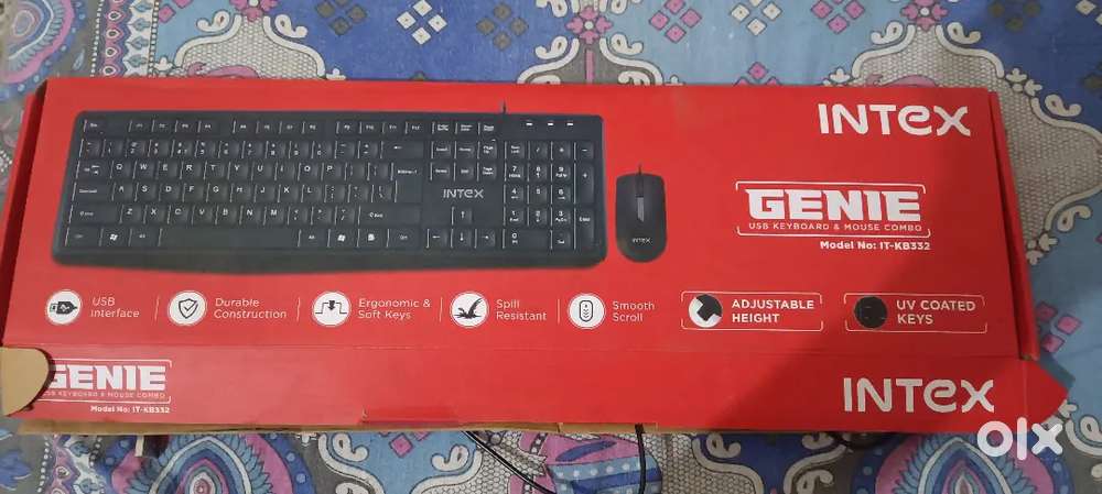 INTEX , Genie USB keyboard and Mouse Combo and Free USB multi pote