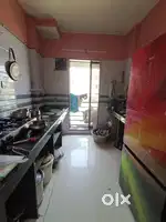 1BHK flat for sale in Salasar Ashirwad  W/A modular kitchen