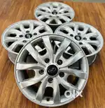 17 inch xuv 500 W10 OEM Mahindra alloys Set of 4
