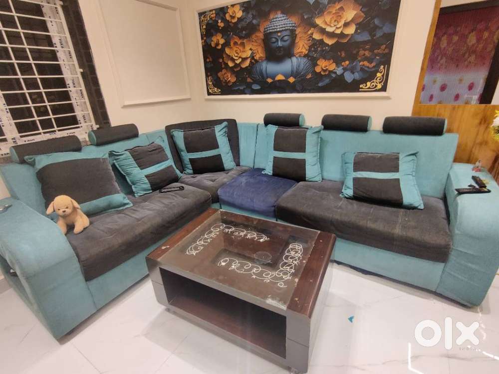 5 seater L shape sofa