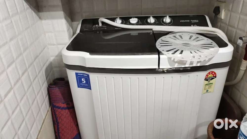 Voltas Beko 9kg 5 months old semi automatic washing machine