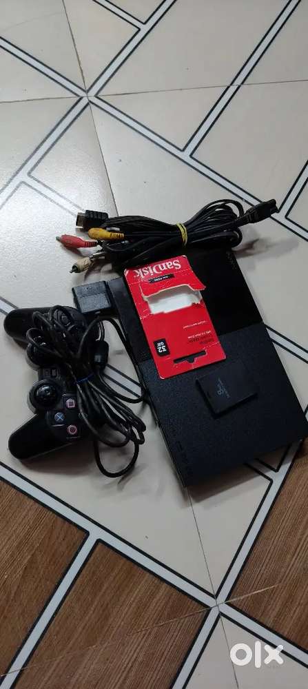 Ps2 90004 verry good condion pis 32 card 10 game lod ke sath
