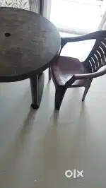 Chair and table