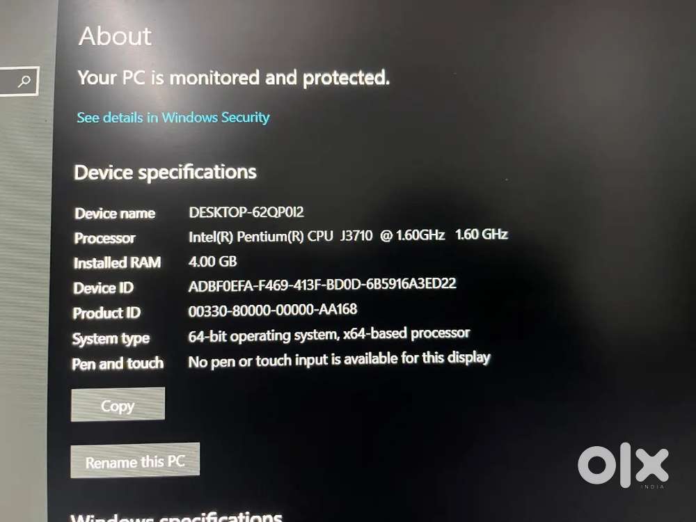 HP All In One Pc