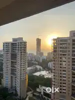 Available 2 BHK flat semi furnished Rent 80 k deposit 4 month Rent  N