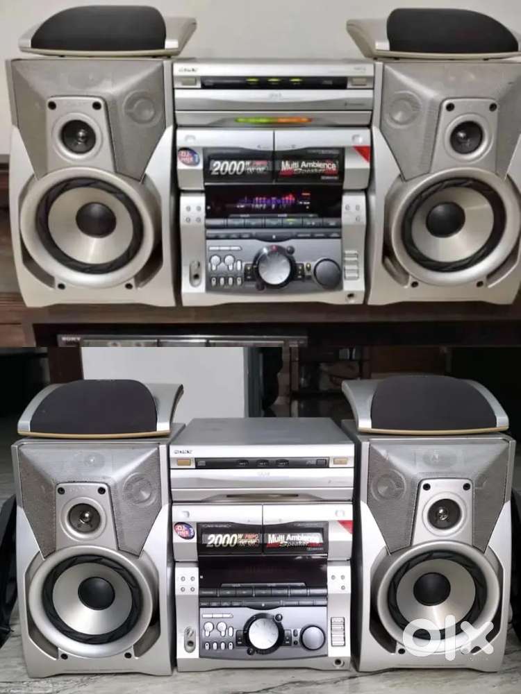 Sony MHC V818 2000 Watt DJ Mix with Tape, DVD, AUX, FM fully working