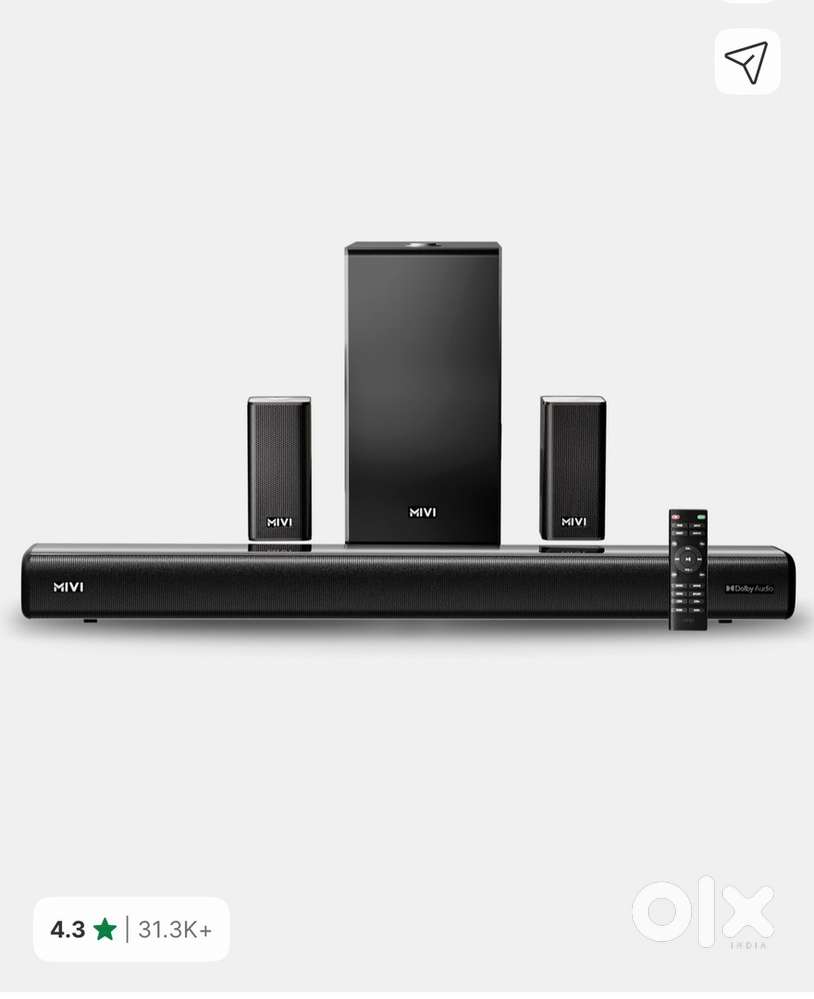 Mivi soundbaar 1 day old