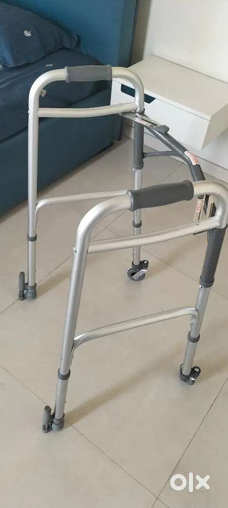 Walker for Handicaps with wheels and antiskid breaks @ Wakad, Pune.