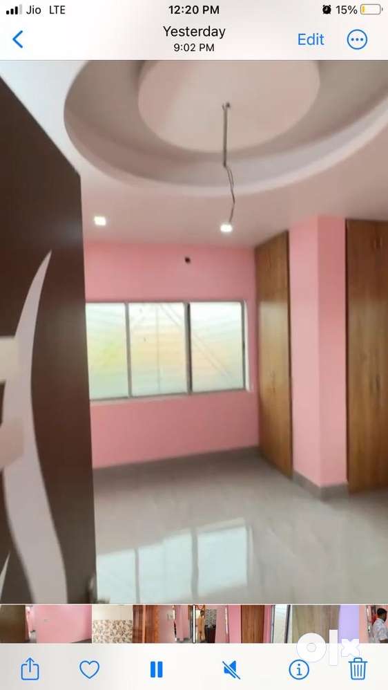 Newly Built 3 BHK semi furnished flat available on rent
