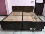 Double bed 6/6 Two Bed 6/4  same and Mattress 2 complementary free