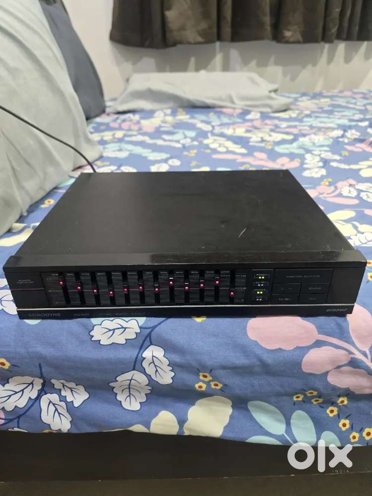 Sansui Rack and Sonodyne graphic equilizer