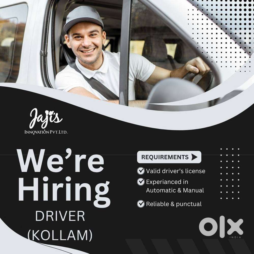 We’re Hiring – DRIVER