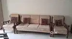 5 Seater A grade Teak Wood Sofa