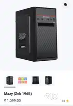 New seal pack - Zebronics H61M2 motherboard, Cabinet SMPS Fan