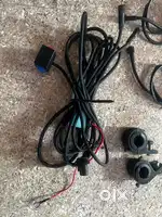 HJG fog light with clamp and wiring harness