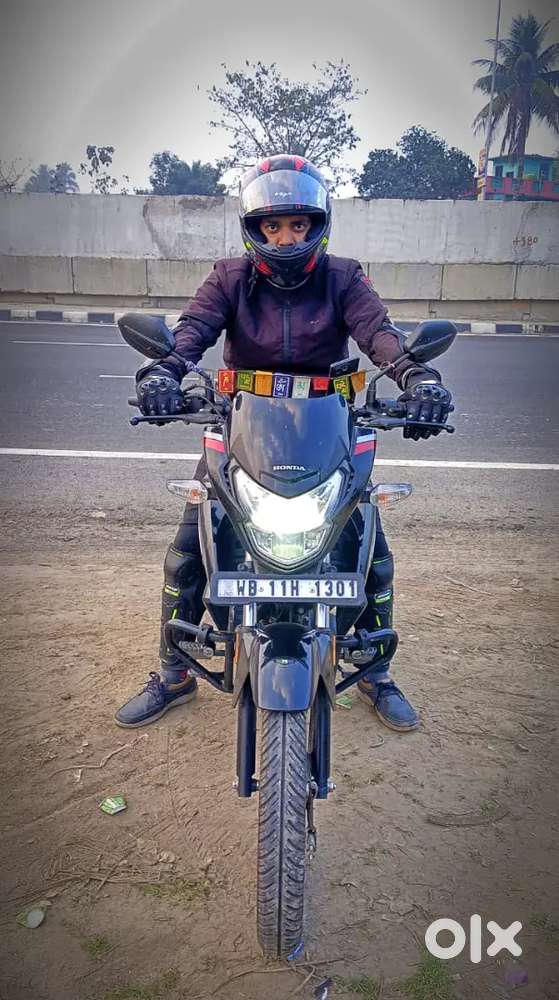 Sp125 cc black & red sticker