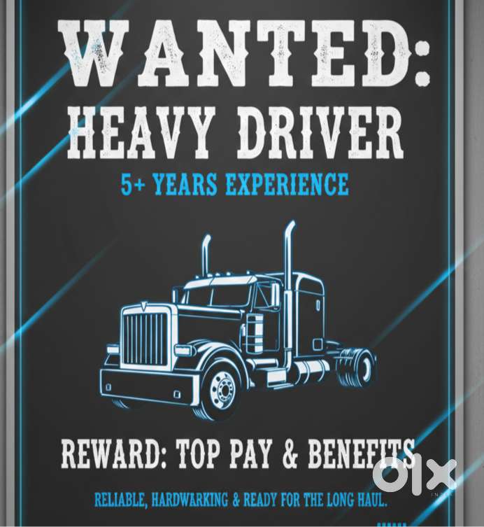 Heavy Driver Wanted - On Contract Basis