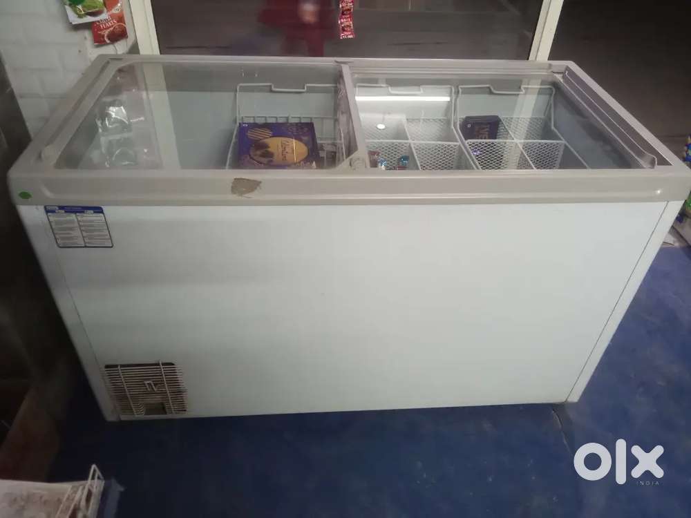 Haier Deep Fridge Glass Top 340L