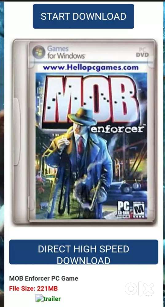Anybody have mob enforcer 2 computer game cd