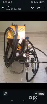 Washing centre ka saman hai,sub gadiya wash kar sakte hai, bechana hai
