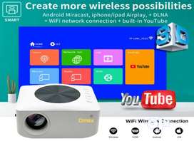 OMEX UPGRADE YOUTUBE MIRACAST SMART LED PROJECTOR USB HDMI AV AUX IN