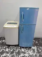 I'd68 lg double door & samsung top load washing machine