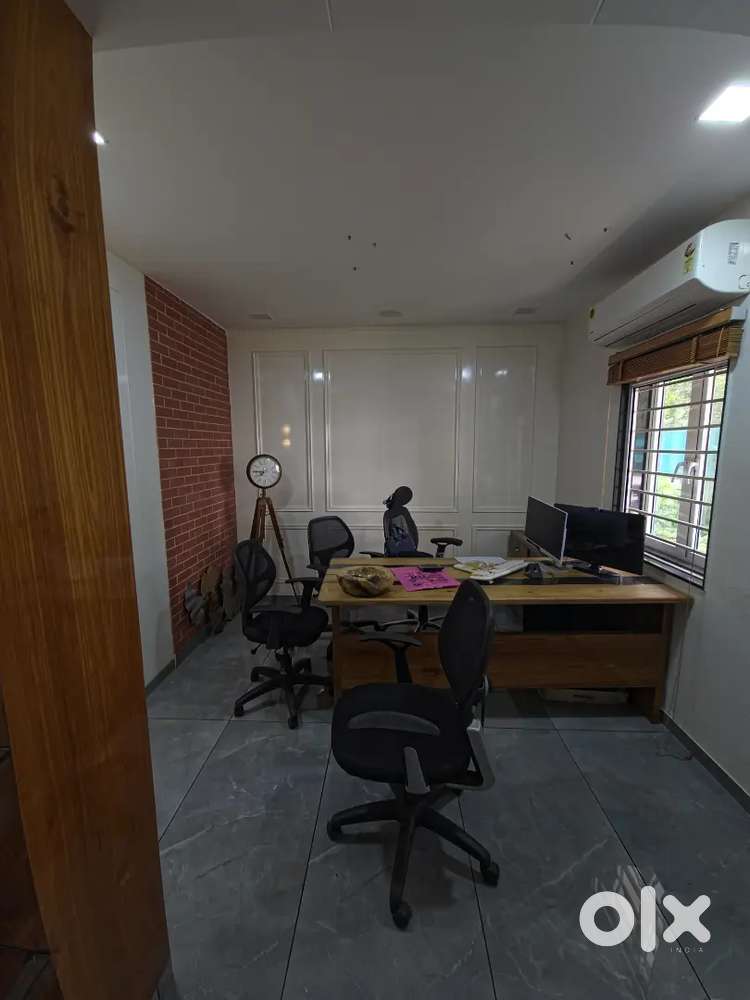 Ground floor Furnished office for rent in Manjalpur near Eva mall