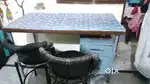 Table with storage and 2 chair