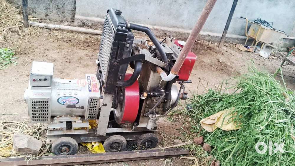 12.5 kv जनरेटर सेट.   3 फ्यूज  working condition
