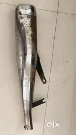 Royal Enfield silencer, original handle bar