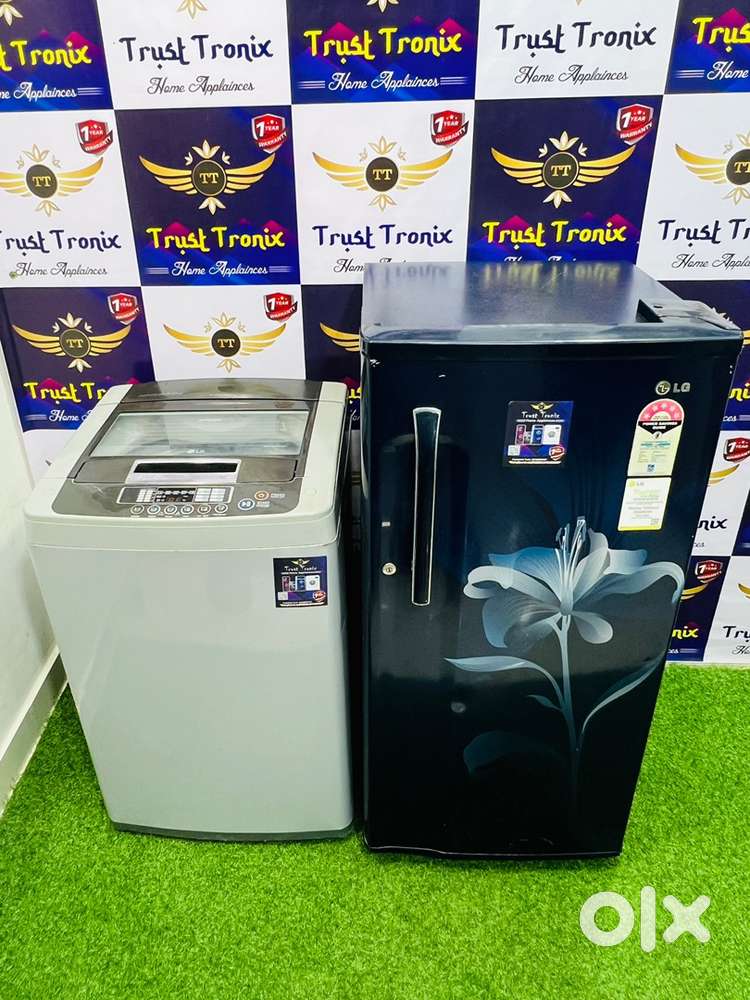 LG refrigerator and LG washing machine available wit warranty+shipping