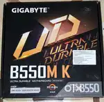 Brand new Gigabyte B550M K motherboard (unused)