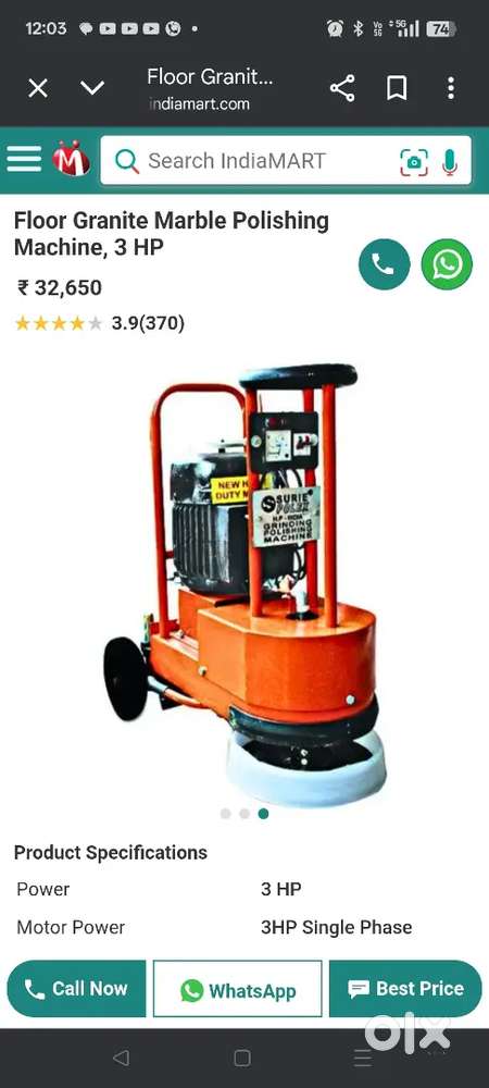 Polishing machine