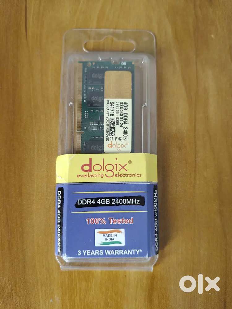 4gb ddr4 ram laptop warranty active seal pack